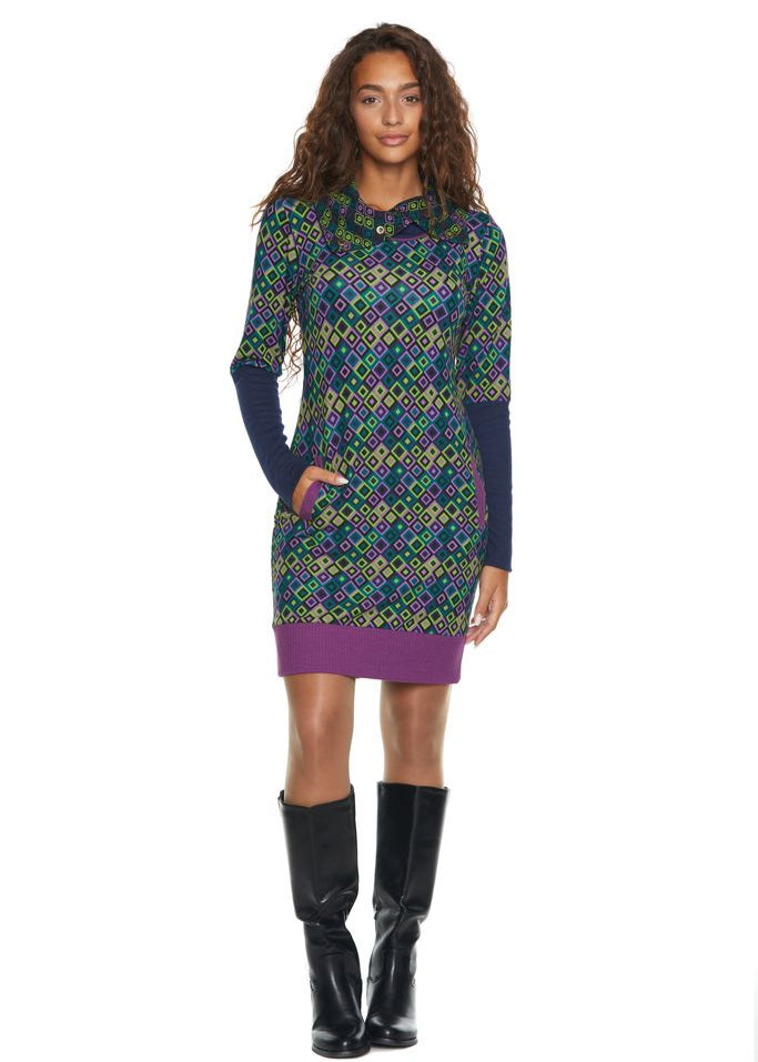 W23D15 - Vestito corto Helsinki Baba Design - Gipsy Fashion Wear 