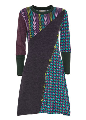 W23D16 - Vestito corto con tasche Parigi Baba Design - Gipsy Fashion Wear 