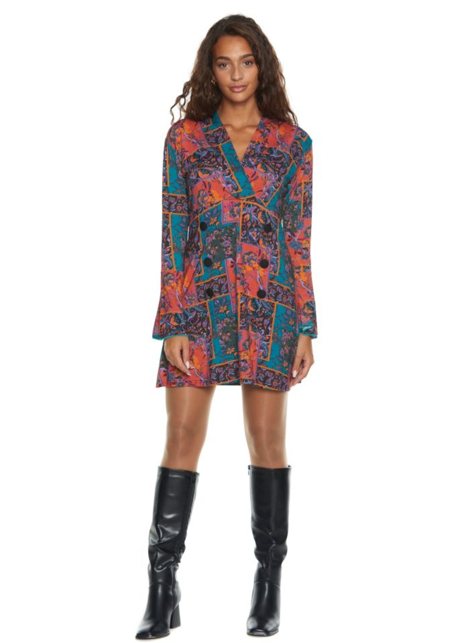 W23D22 - Mini - dress Varsavia di Baba Design - Gipsy Fashion Wear 