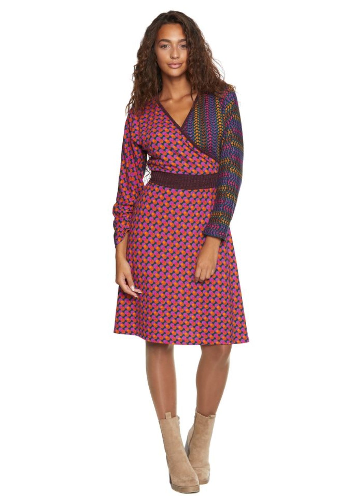 W23D25 - Vestito incrociato Parigi Baba Design - Gipsy Fashion Wear 