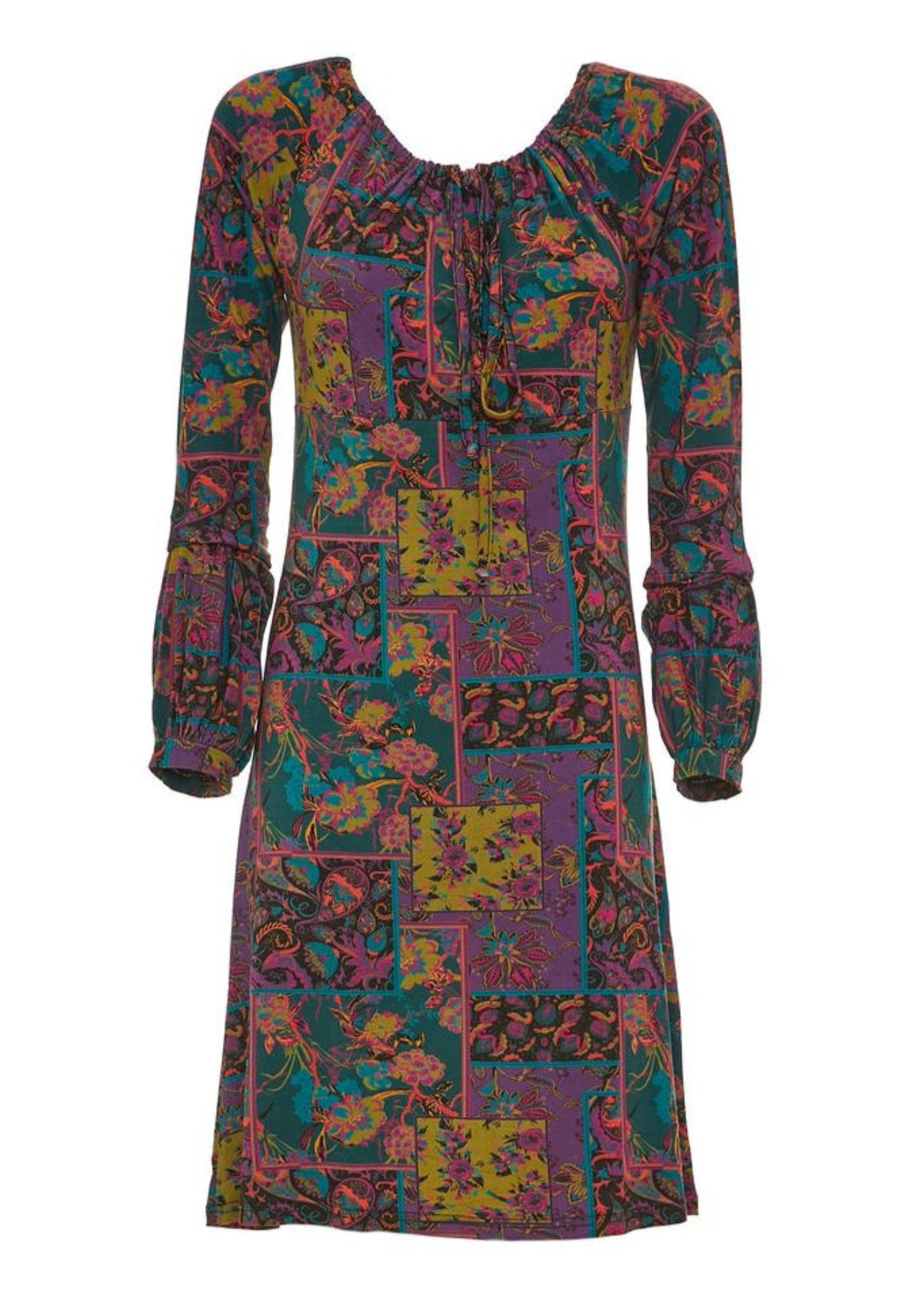 W23D30 - Vestito taglio dritto Varsavia Baba Design - Gipsy Fashion Wear 