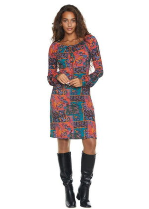 W23D30 - Vestito taglio dritto Varsavia Baba Design - Gipsy Fashion Wear 