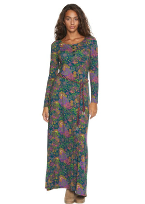 W23D32 - Vestito lungo Dublino Baba Design - Gipsy Fashion Wear 