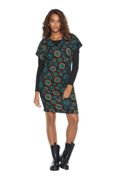 W23D33 - Berlin Baba Design short sleeve dress