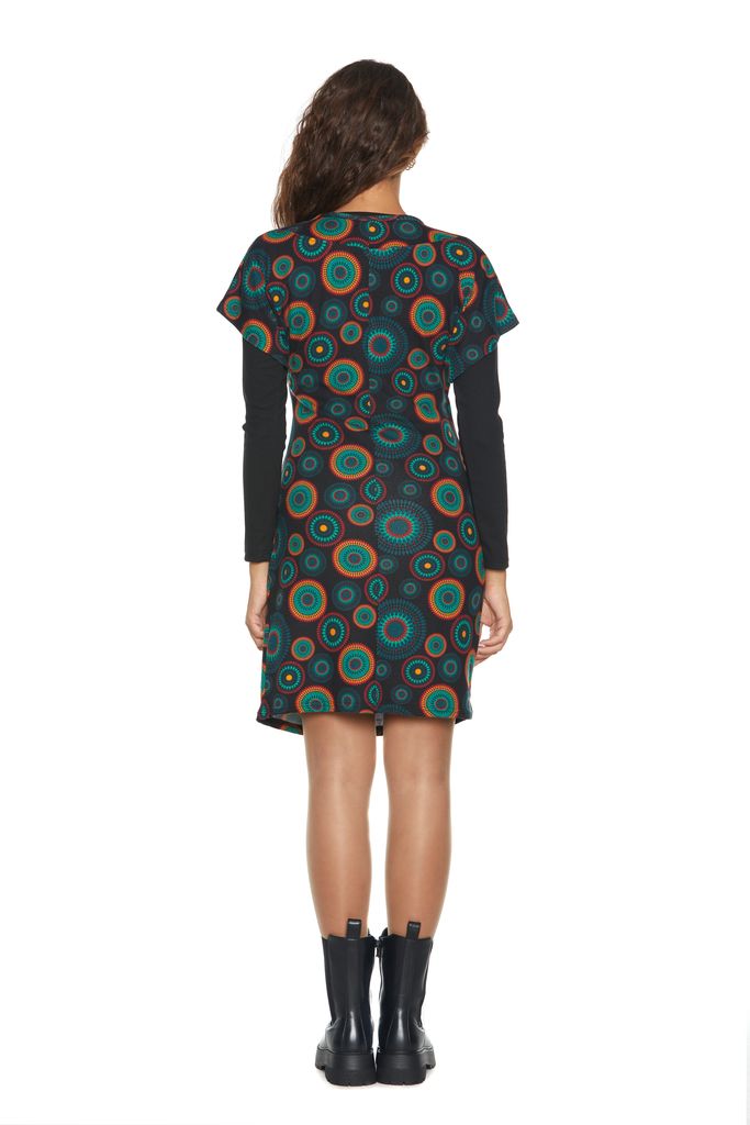 W23D33 - Berlin Baba Design short sleeve dress