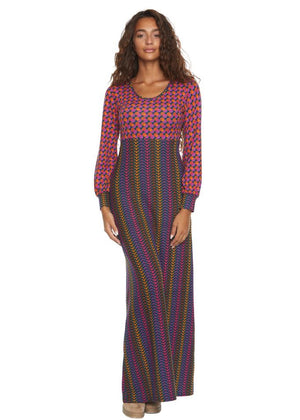 W23D36 - Vestito lungo Parigi Baba Design - Gipsy Fashion Wear 