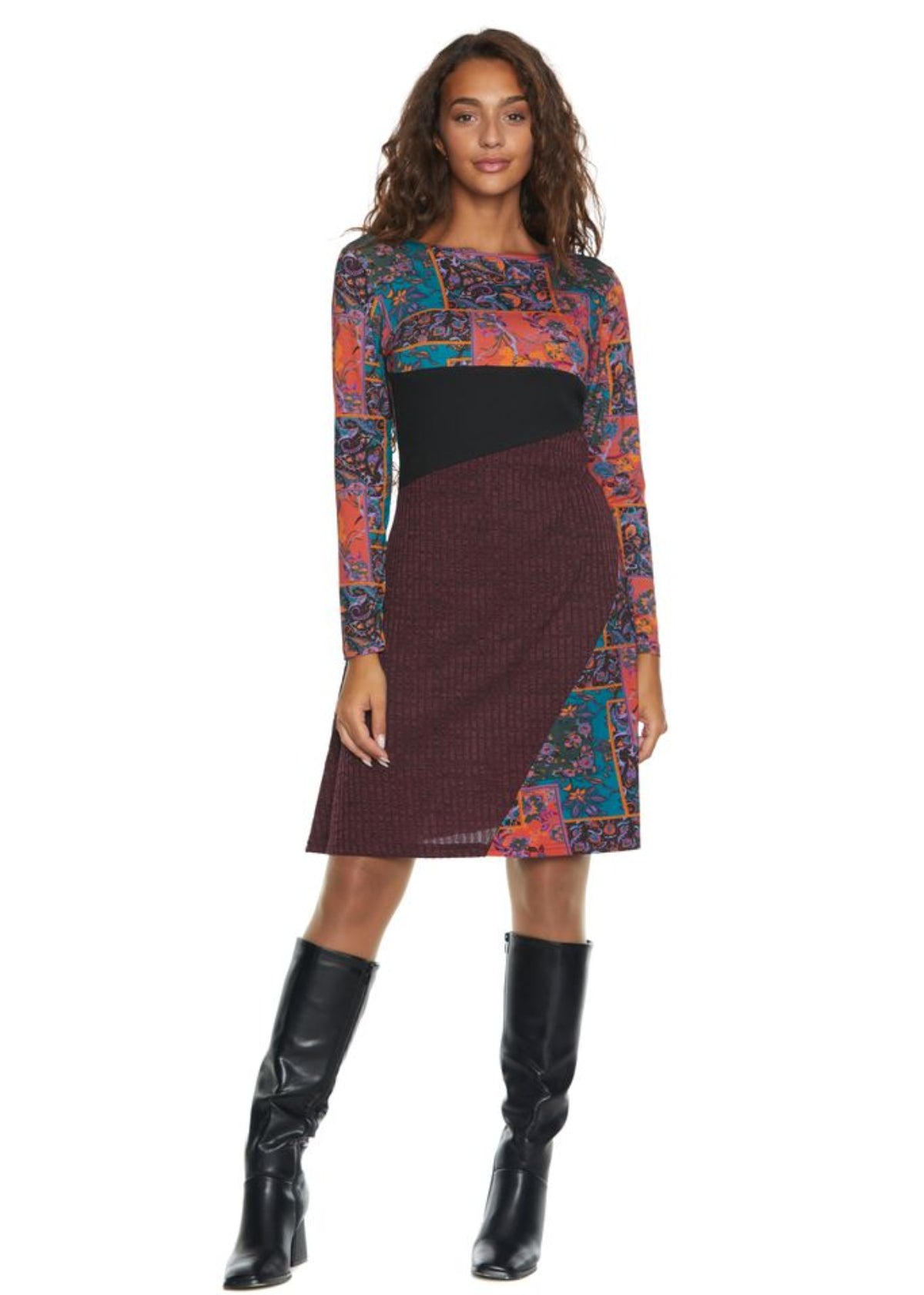 W23D39 - Vestito svasato Varsavia Baba Design - Gipsy Fashion Wear 