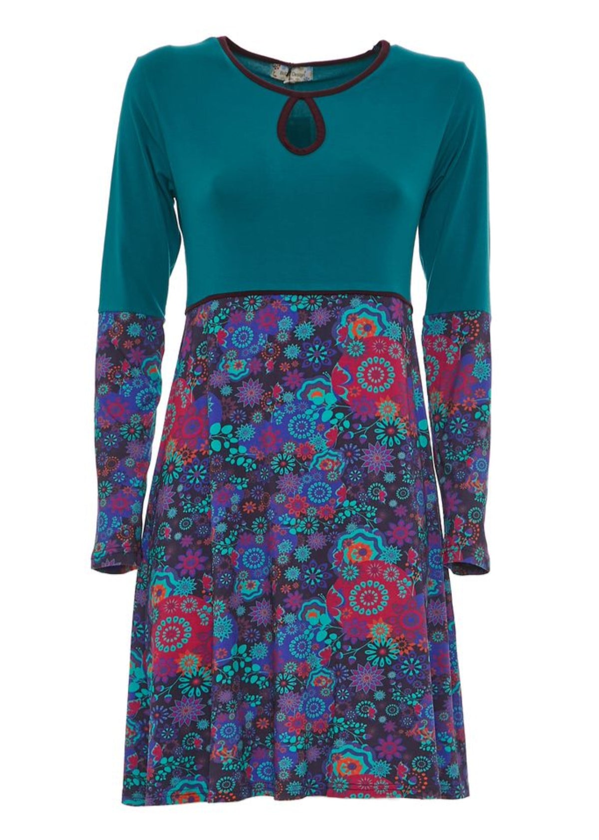 W23D43 - Vestito svasato Dublino Baba Design - Gipsy Fashion Wear 