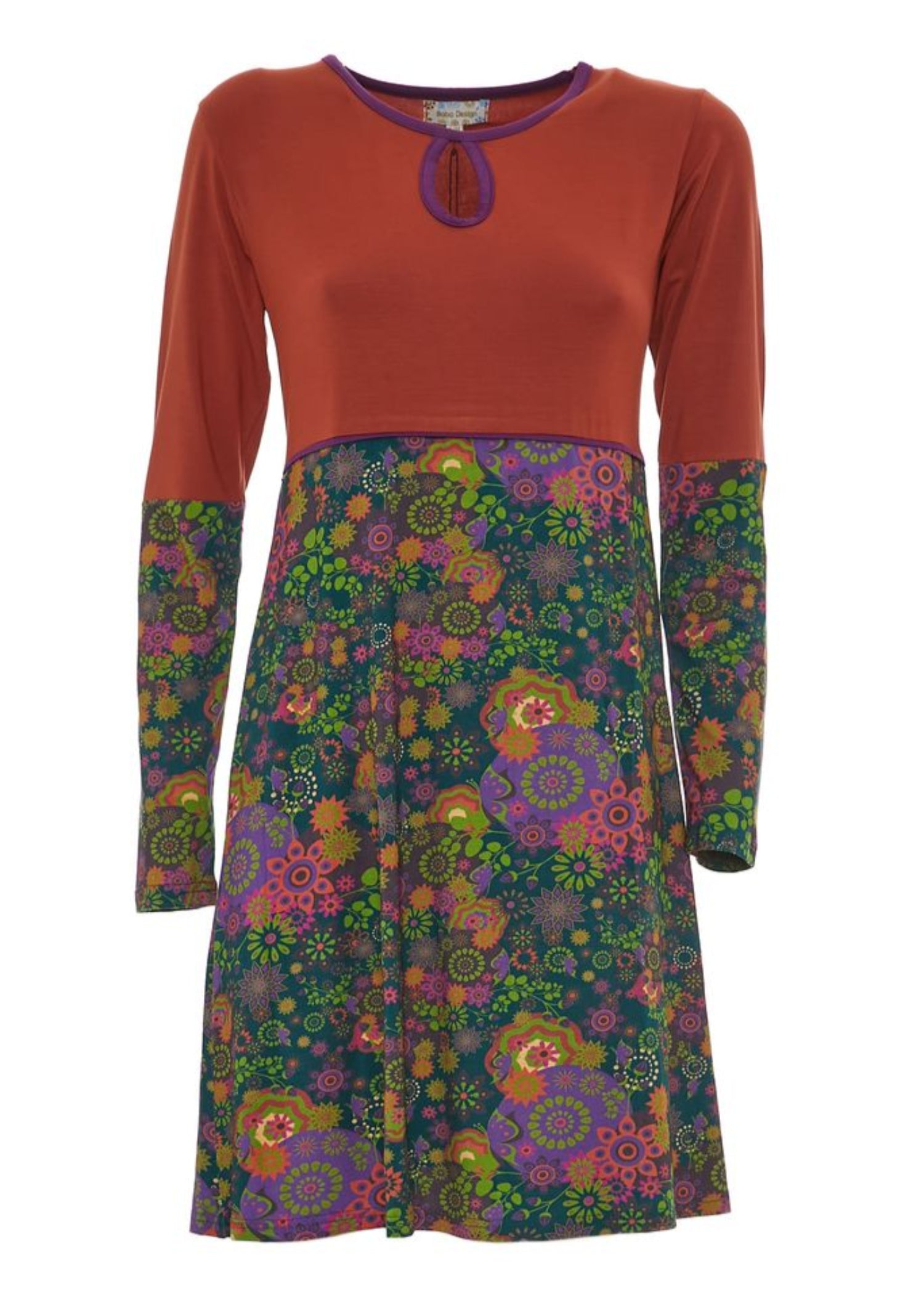W23D43 - Vestito svasato Dublino Baba Design - Gipsy Fashion Wear 