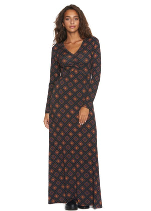 W23D46 - Vestito lungo Edimburgo Baba Design - Gipsy Fashion Wear 