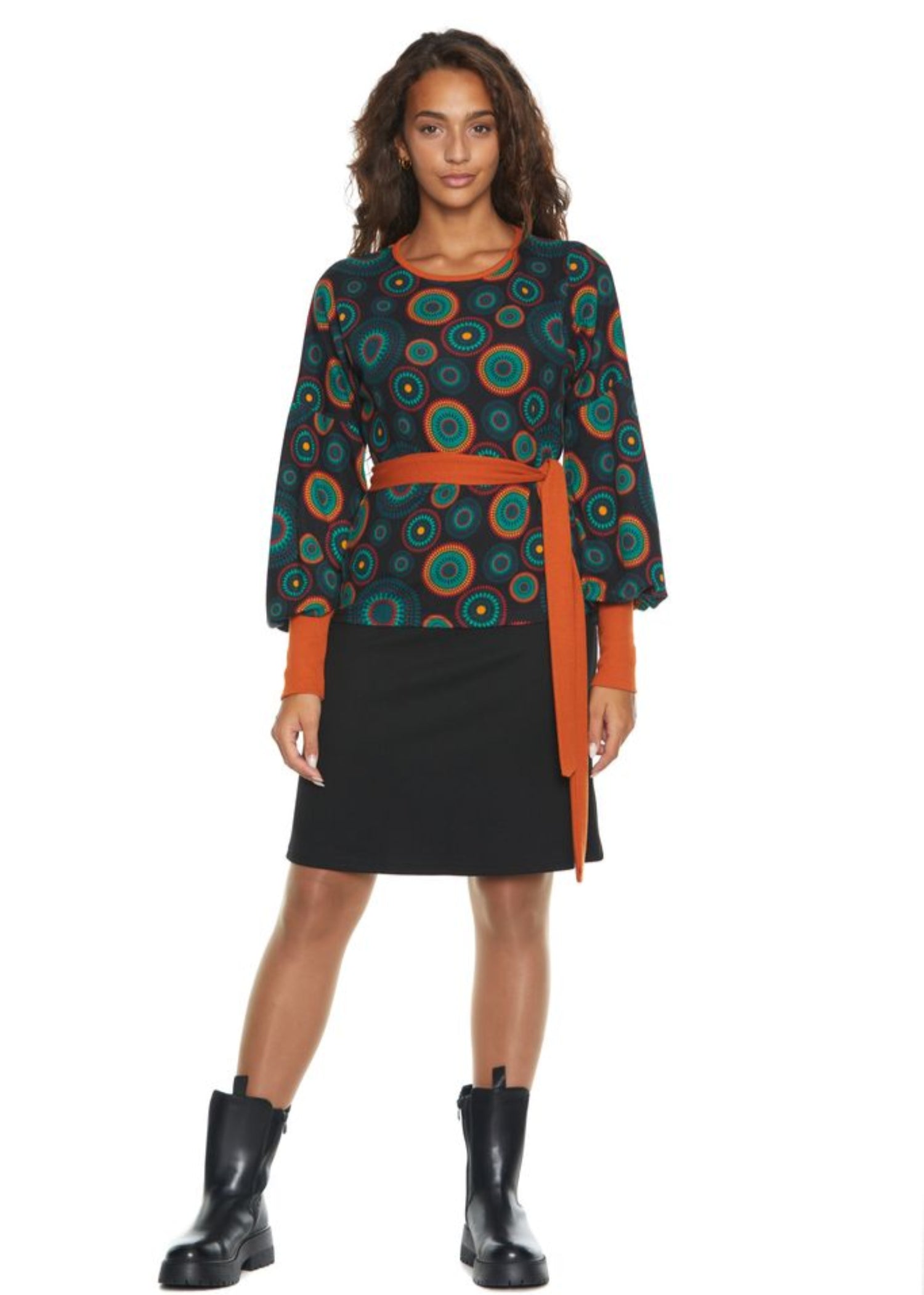 W23SK05 - Gonna lunghezza media Berlino Baba Design - Gipsy Fashion Wear 