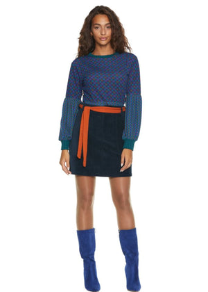 W23T07 - Maglia con manica a sbuffo Budapest Baba Design - Gipsy Fashion Wear 