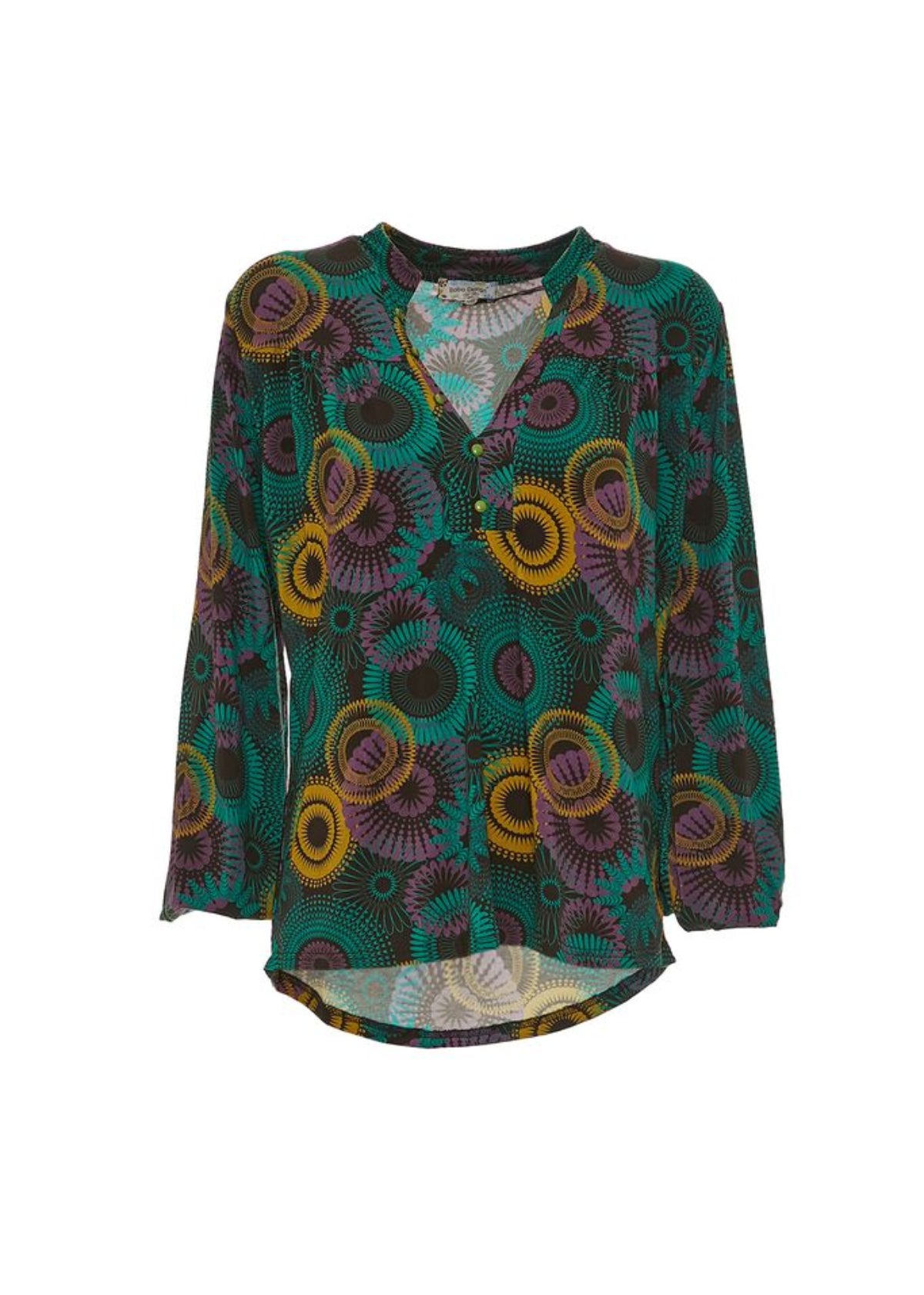 W23T17 - Maglia con scollo a camicia Copenaghen Baba Design - Gipsy Fashion Wear 