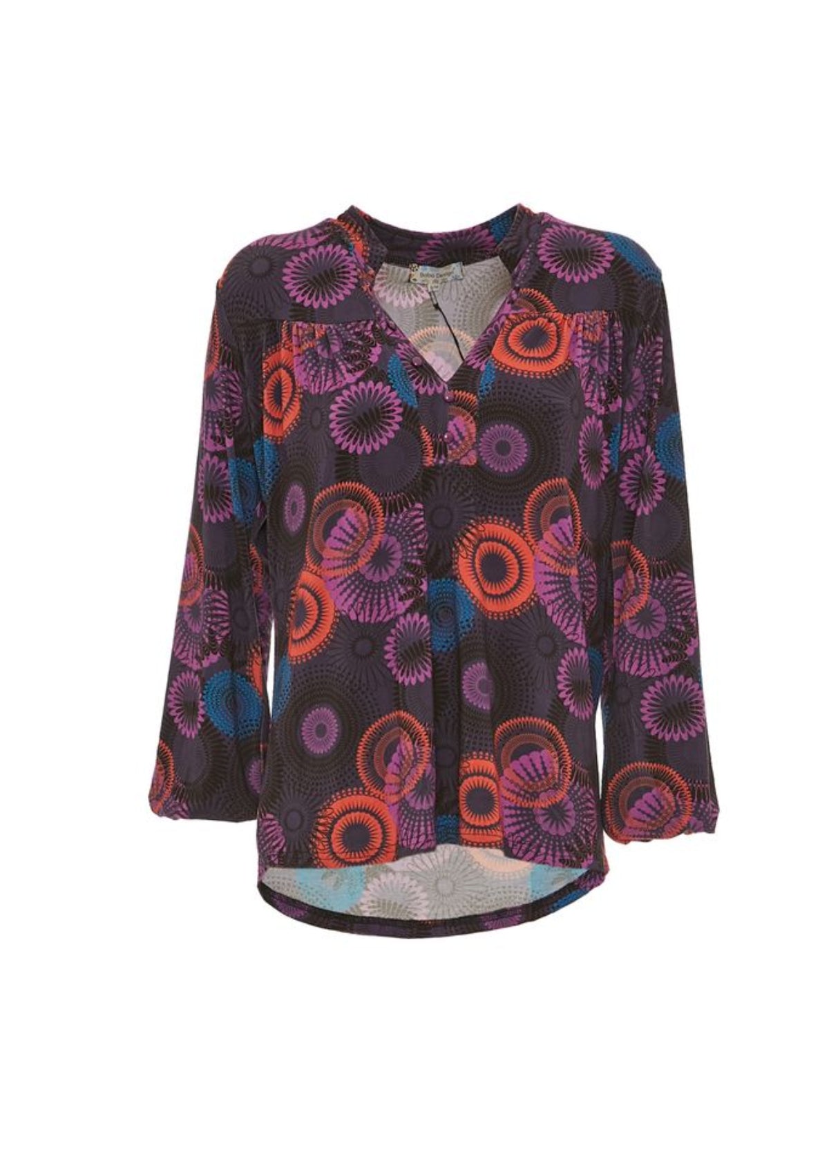 W23T17 - Copenhagen Baba Design Shirt Neck Top