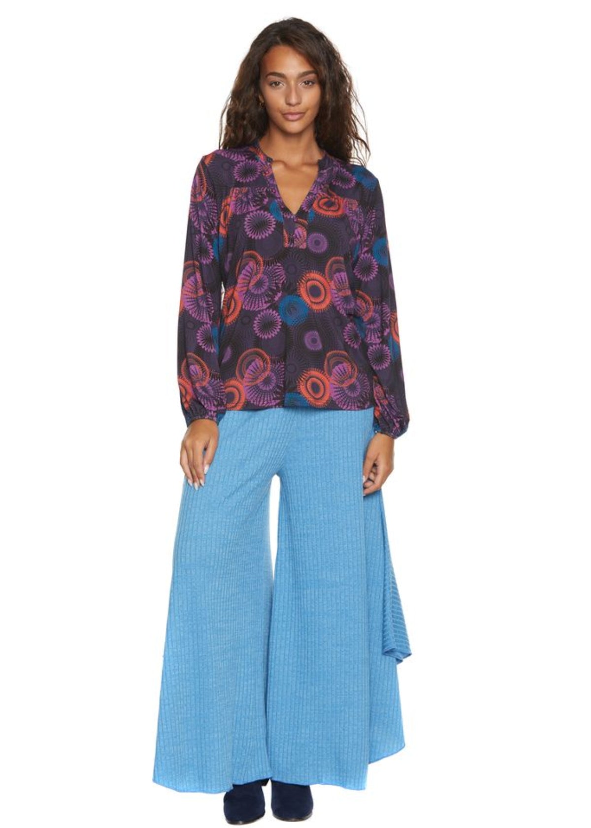 W23T17 - Copenhagen Baba Design Shirt Neck Top