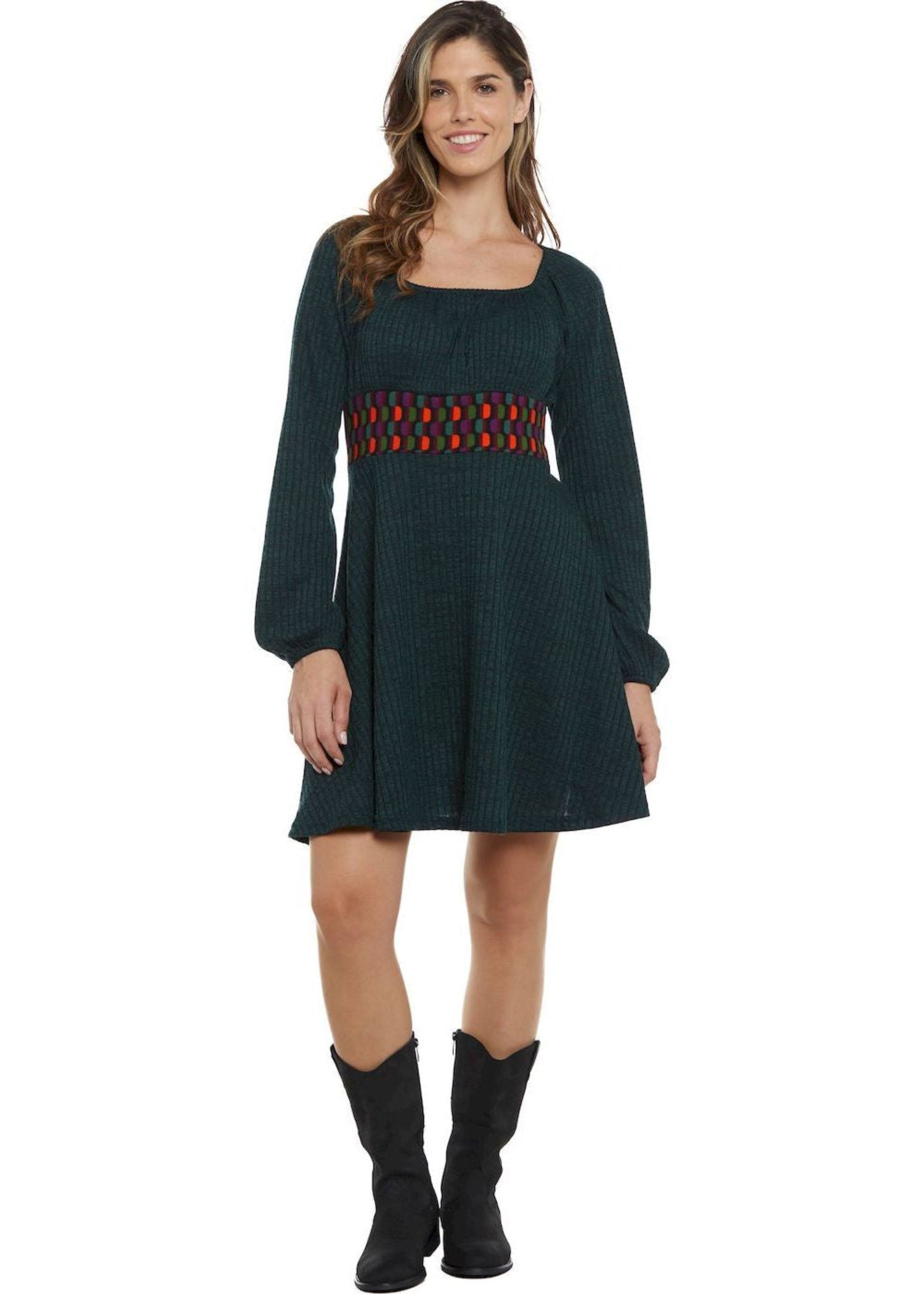 W24D01 - Vestito corto Art on Wall di Baba Design - Gipsy Fashion Wear 