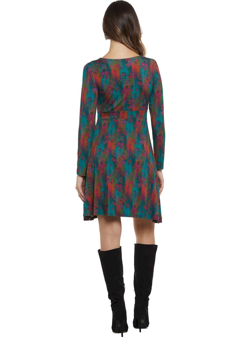 W24D04 - Vestito svasato Concrete Jungle di Baba Design - Gipsy Fashion Wear 