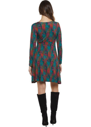 W24D04 - Vestito svasato Concrete Jungle di Baba Design - Gipsy Fashion Wear 