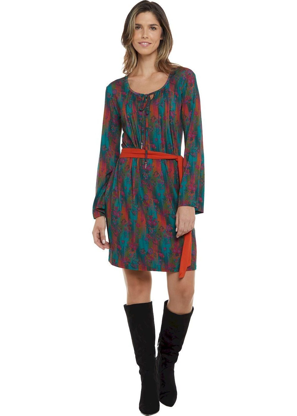 W24D13 - Vestito corto Concrete Jungle di Baba Design - Gipsy Fashion Wear 