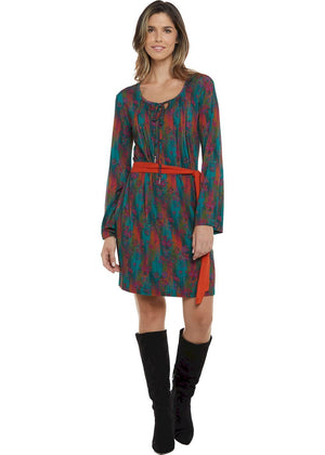 W24D13 - Vestito corto Concrete Jungle di Baba Design - Gipsy Fashion Wear 