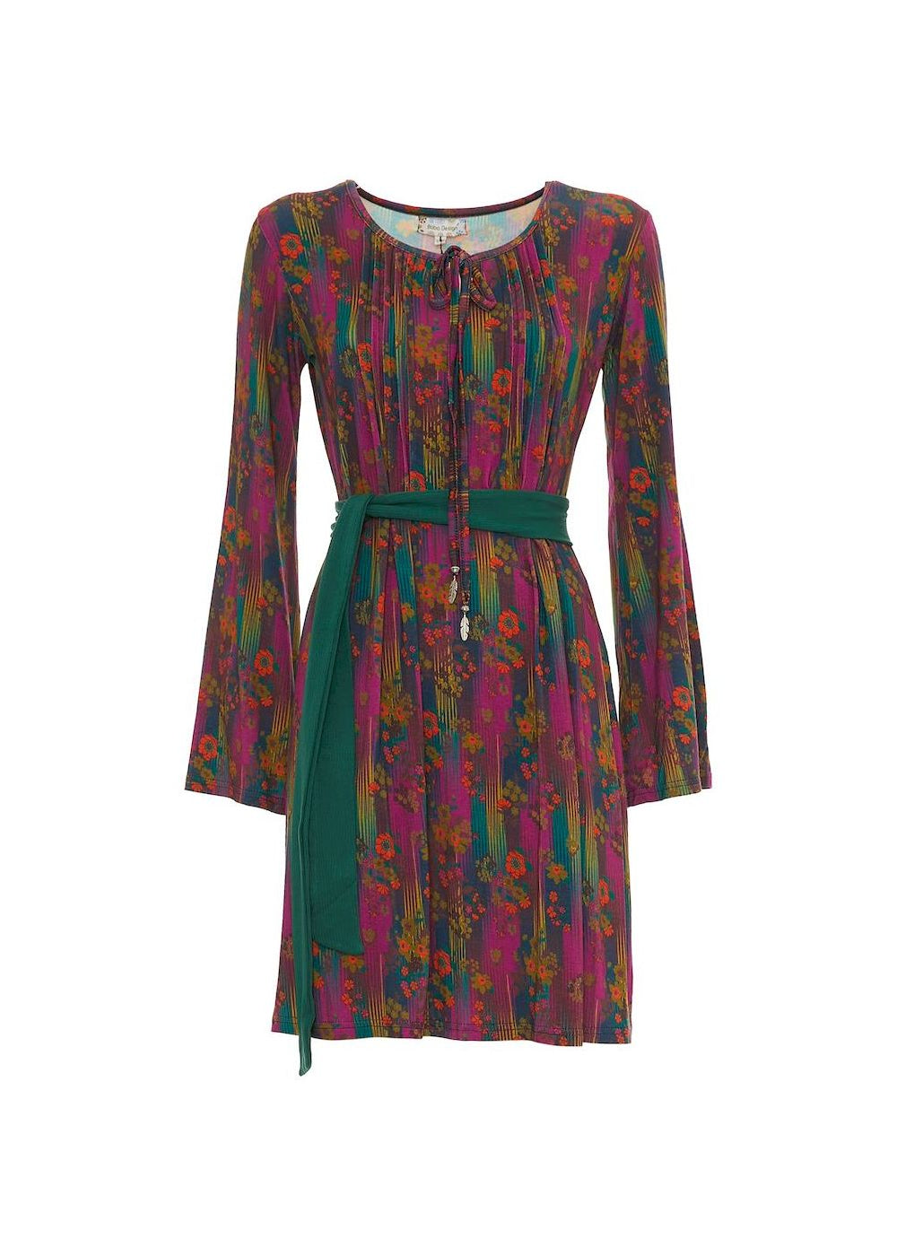 W24D13 - Vestito corto Concrete Jungle di Baba Design - Gipsy Fashion Wear 