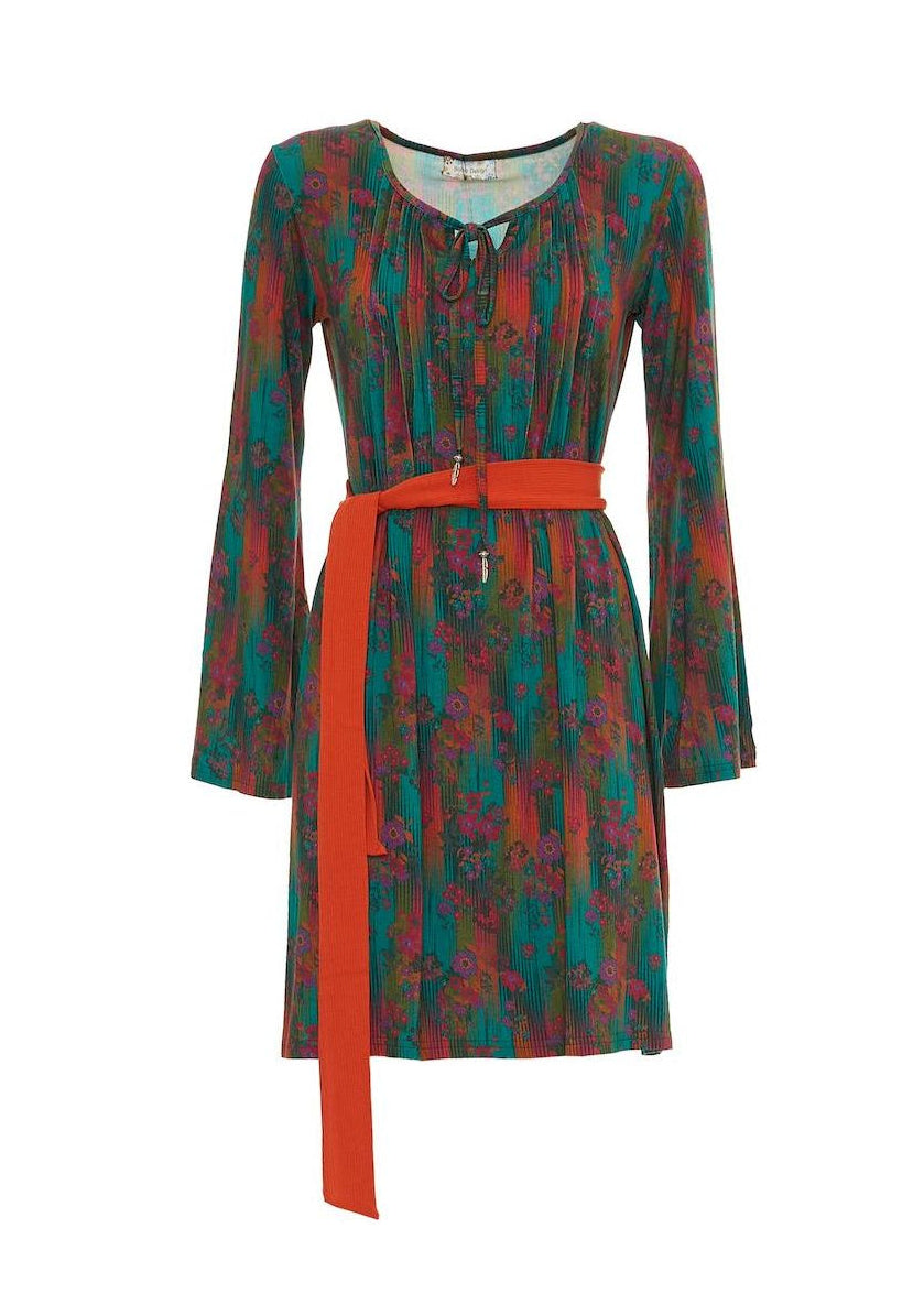 W24D13 - Vestito corto Concrete Jungle di Baba Design - Gipsy Fashion Wear 