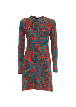 W24D14 - Vestito corto Spray Soul di Baba Design - Gipsy Fashion Wear 