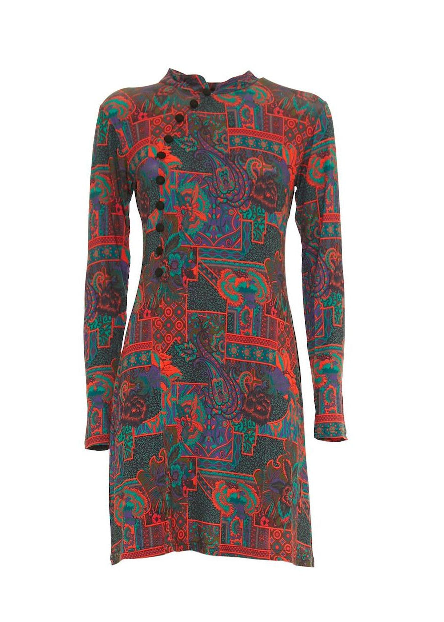W24D14 - Vestito corto Spray Soul di Baba Design - Gipsy Fashion Wear 