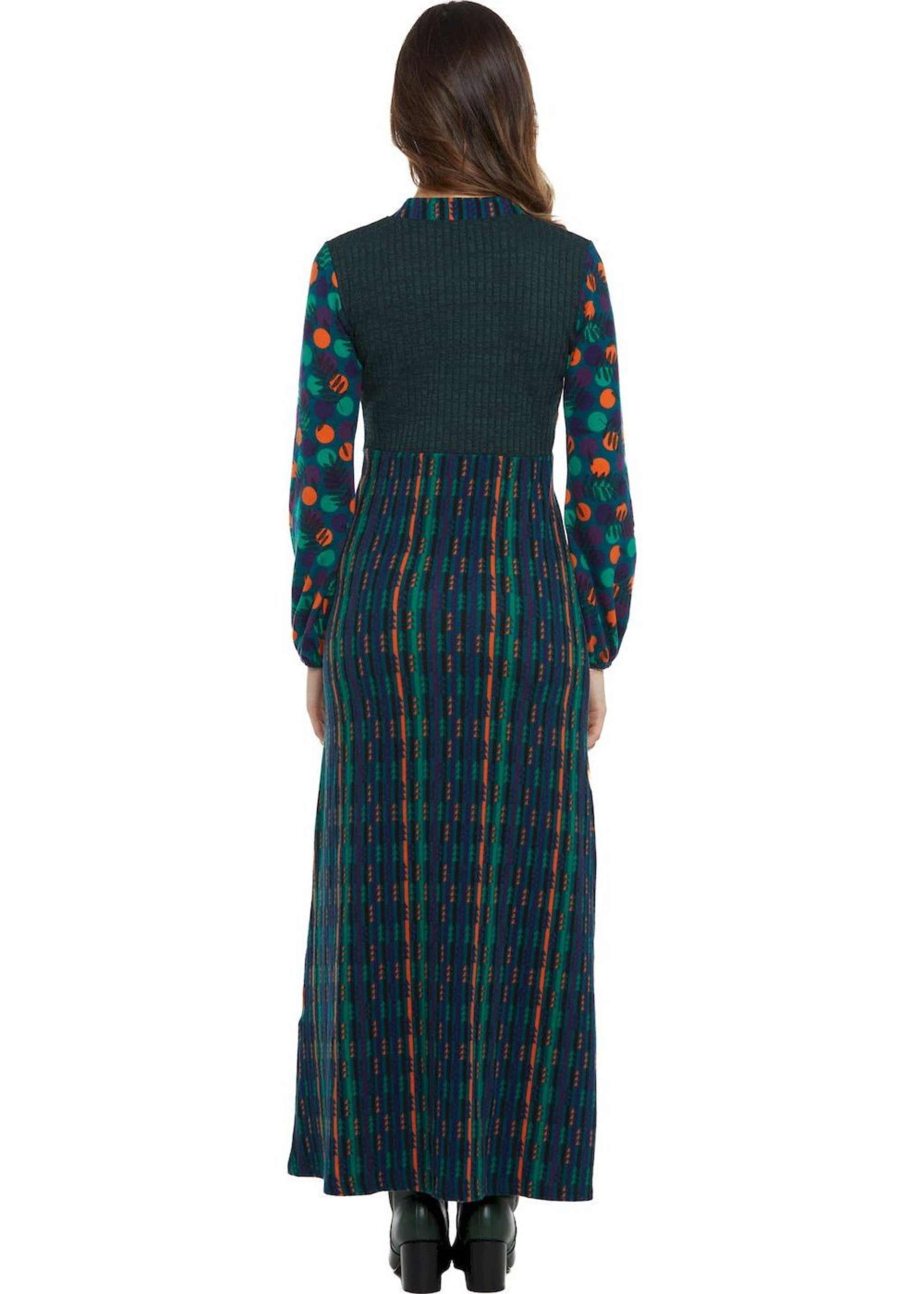 W24D16 - Vestito lungo Mural Visions di Baba Design - Gipsy Fashion Wear 