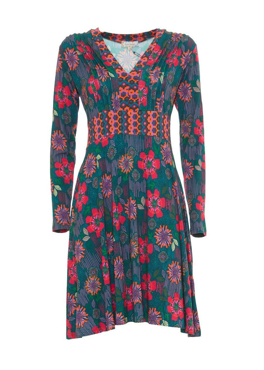 W24D20 - Vestito svasato Colors Revolution di Baba Design - Gipsy Fashion Wear 