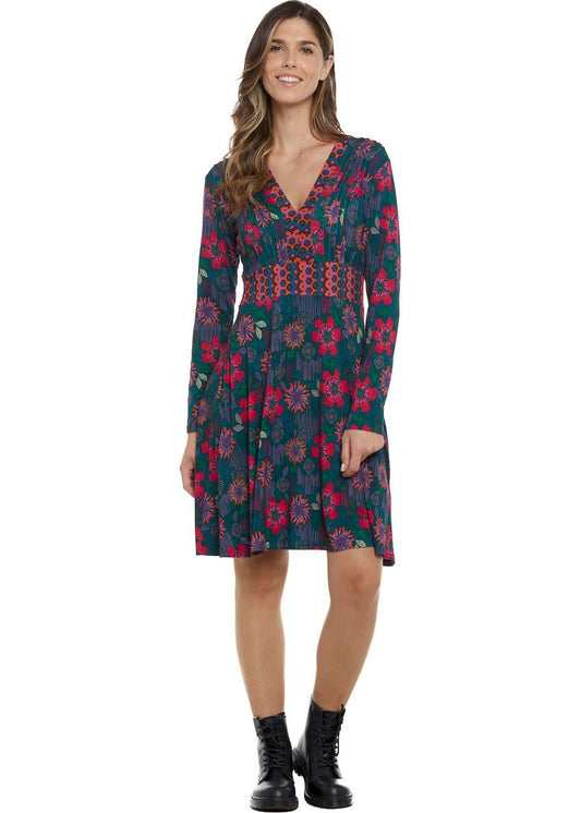 W24D20 - Colors Revolution Flared Dress by Baba Design