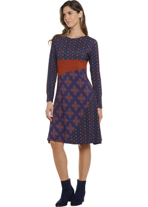 W24D26 - Vestito longuette City Canvas di Baba Design - Gipsy Fashion Wear 