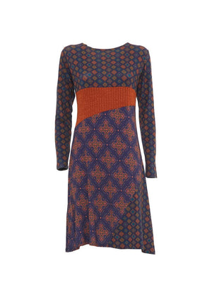 W24D26 - Vestito longuette City Canvas di Baba Design - Gipsy Fashion Wear 