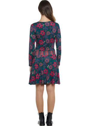 W24D28 - Vestito corto Colors Revolution di Baba Design - Gipsy Fashion Wear 