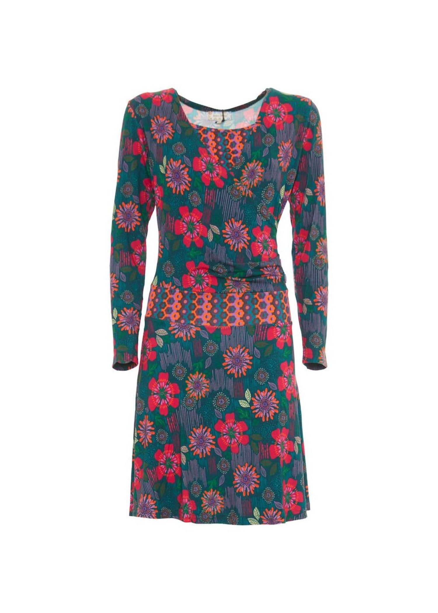 W24D28 - Vestito corto Colors Revolution di Baba Design - Gipsy Fashion Wear 