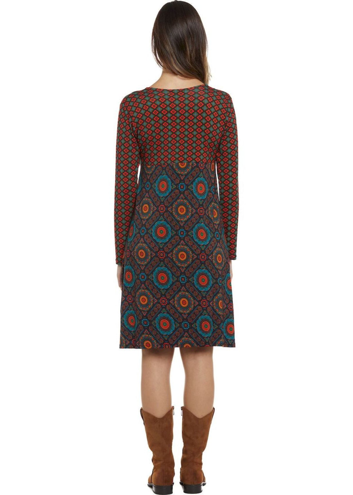 W24D29 - Vestito svasato Urban Marks di Baba Design - Gipsy Fashion Wear 