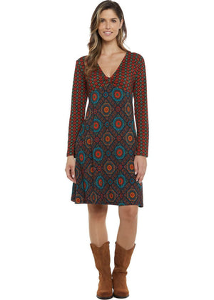W24D29 - Vestito svasato Urban Marks di Baba Design - Gipsy Fashion Wear 