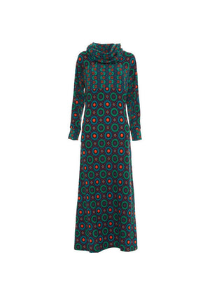 W24D34 - Vestito lungo Graffiti Dreams di Baba Design - Gipsy Fashion Wear 