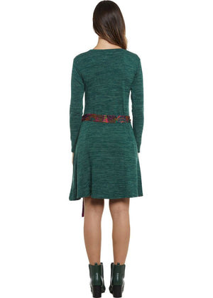 W24D36 - Vestito corto svasato Spray Soul di Baba Design - Gipsy Fashion Wear 