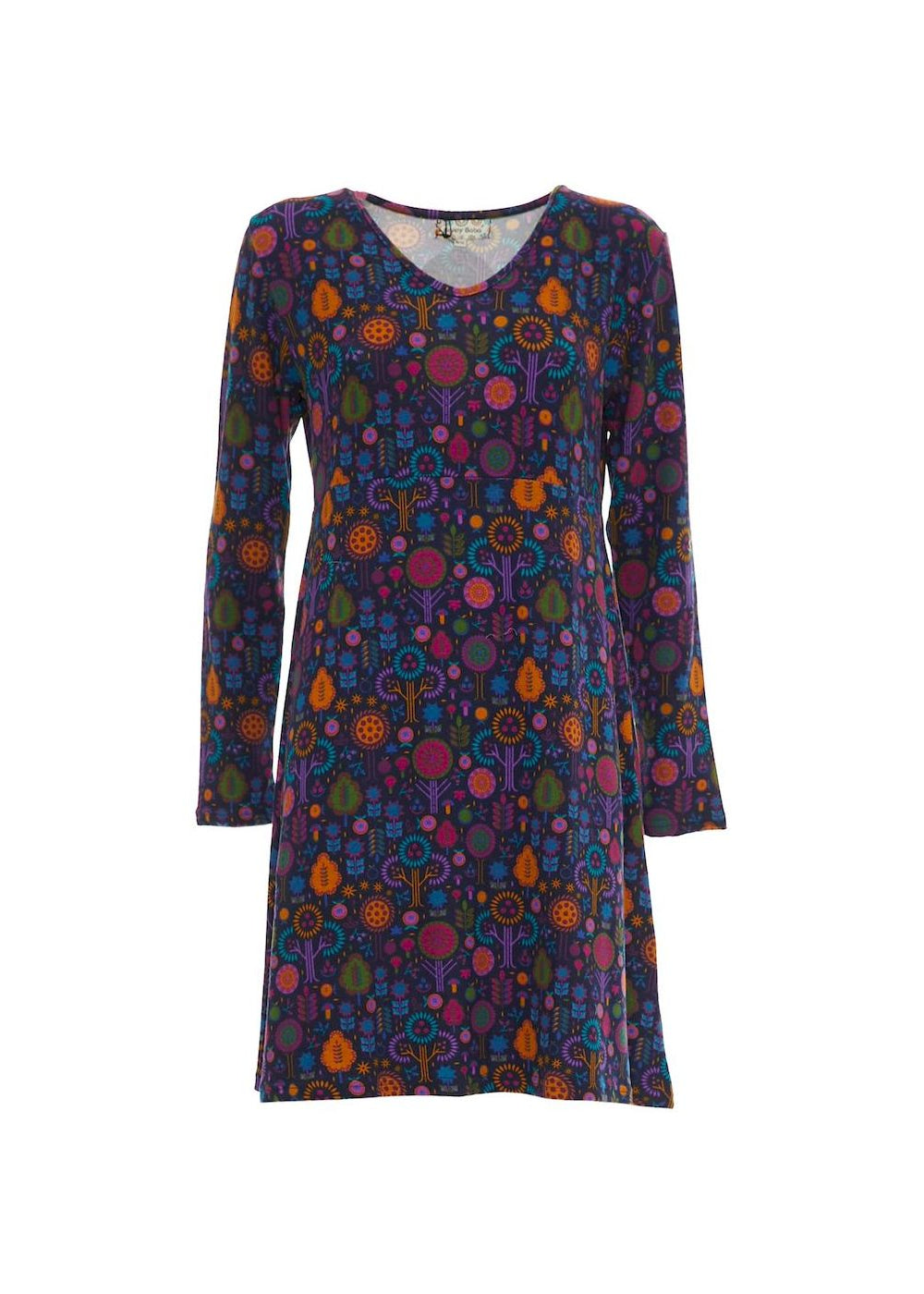 W24HBD04 - Vestito corto Arte on Wall Happy Baba di Baba Design