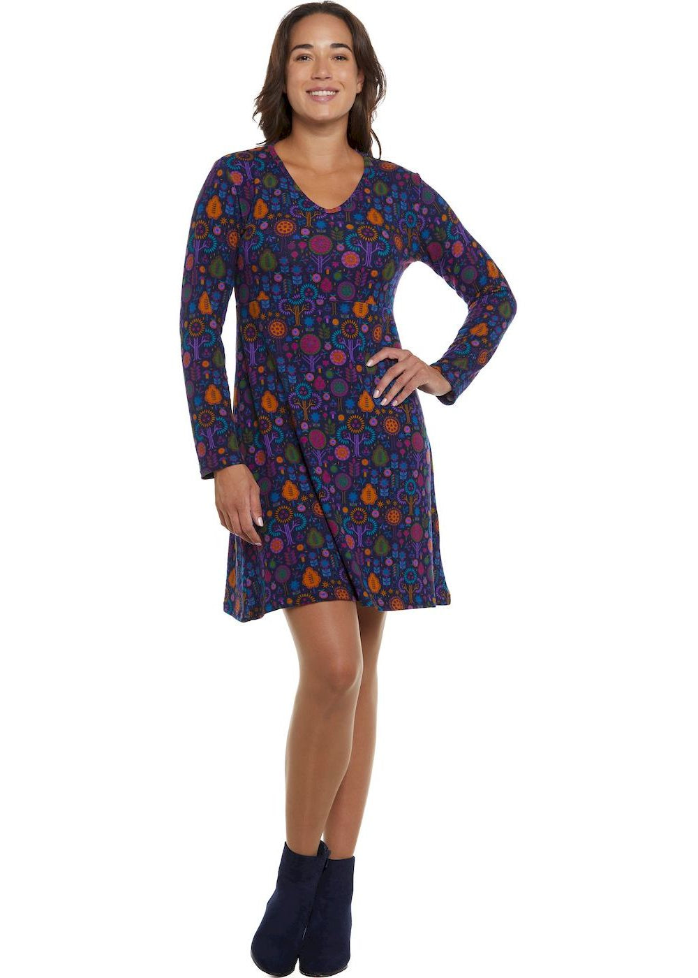 W24HBD04 - Vestito corto Arte on Wall Happy Baba di Baba Design