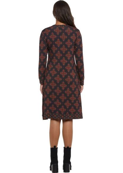 W24HBD08 - Vestito longuette City Canvas Happy Baba di Baba Design