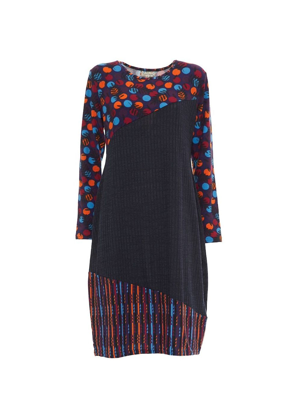 W24HBD10 - Vestito longuette Mural Visions Happy Baba di Baba Design