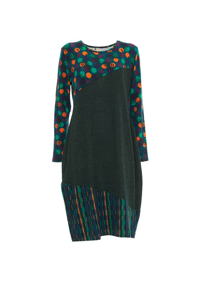 W24HBD10 - Vestito longuette Mural Visions Happy Baba di Baba Design