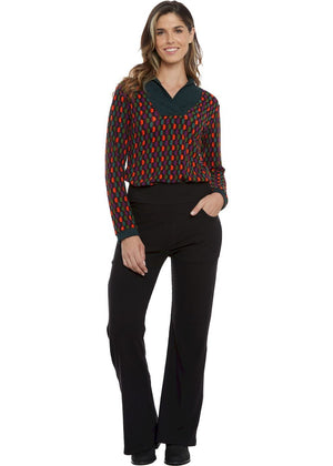 W24P01 - Pantalone Art on Wall di Baba Design - Gipsy Fashion Wear 