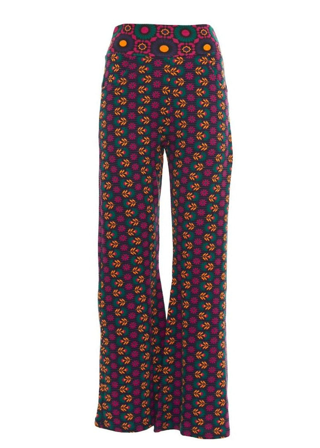 W24P05 - Pantaloni Graffiti Dream di Baba Design - Gipsy Fashion Wear 