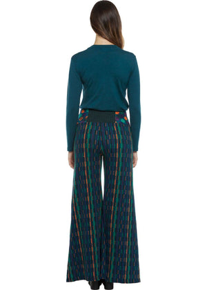 W24P13 - Pantalone palazzo Mural Visions di Baba Design - Gipsy Fashion Wear 