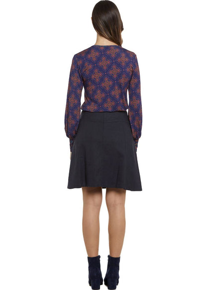 W24SK02 - City Canvas Mini Skirt by Baba Design