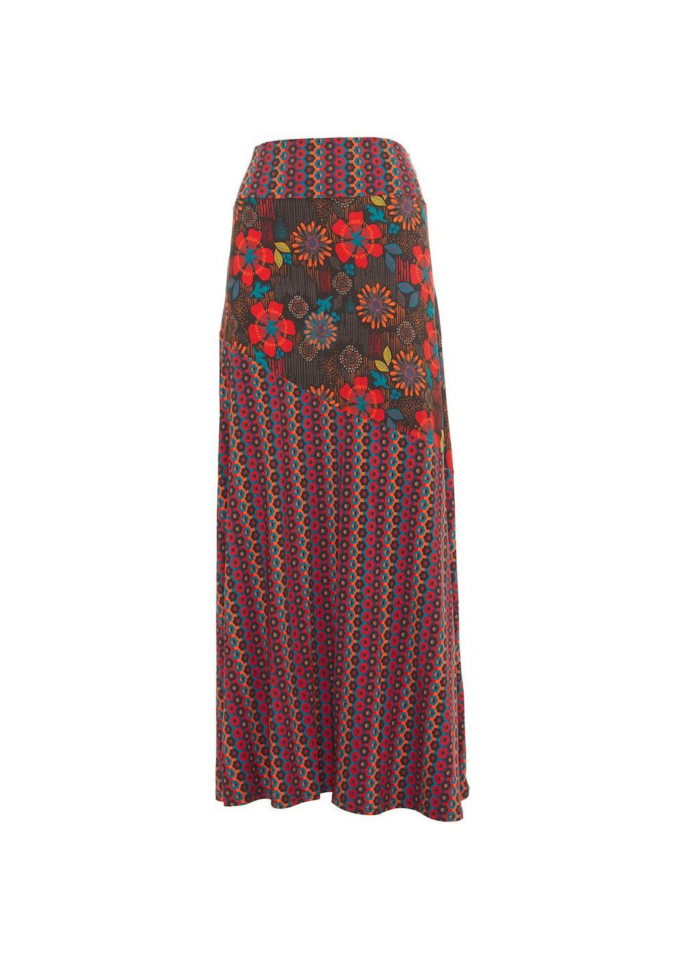 W24SK07 - Gonna lunga Colors Revolution di Baba Design - Gipsy Fashion Wear 