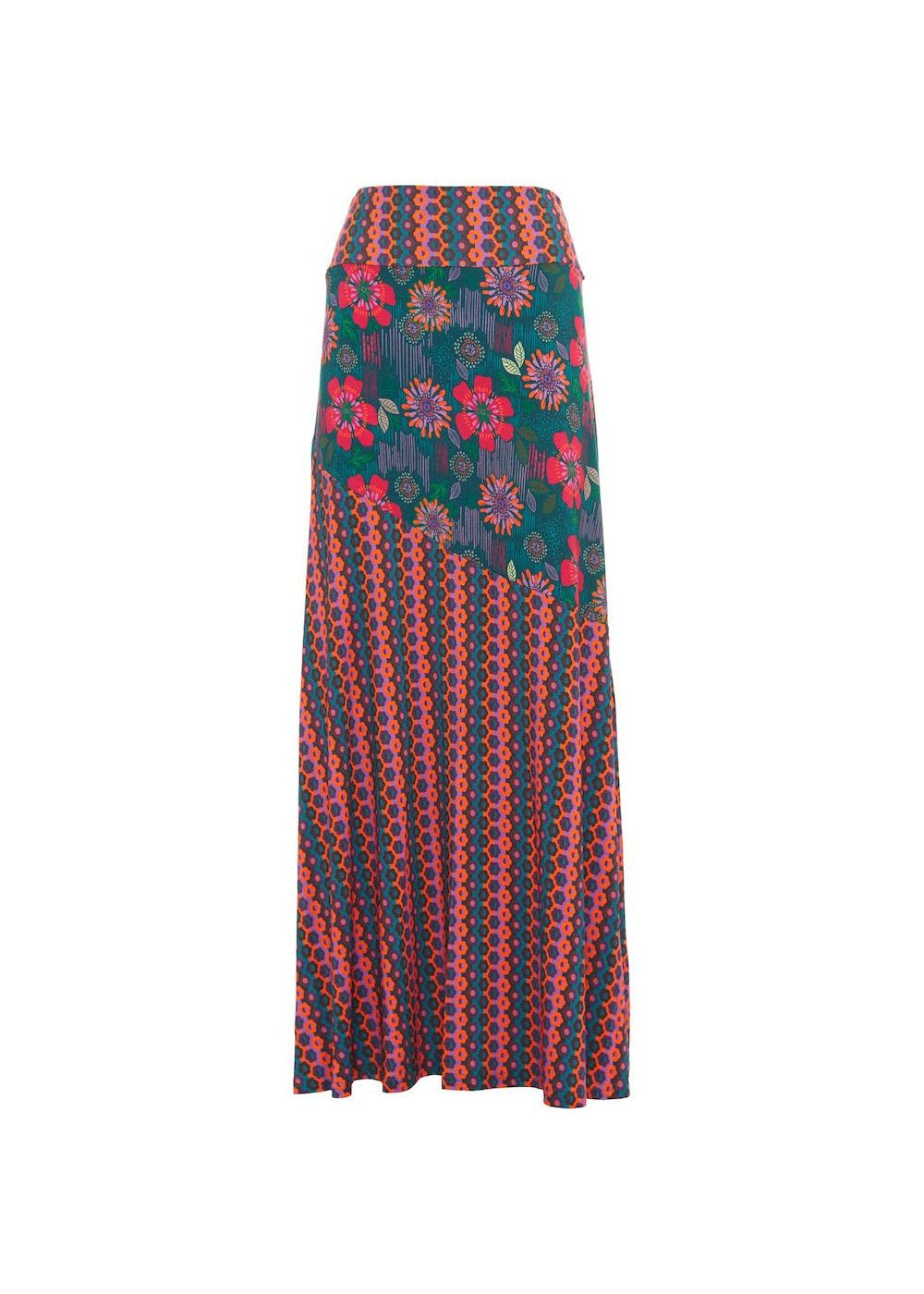 W24SK07 - Gonna lunga Colors Revolution di Baba Design - Gipsy Fashion Wear 